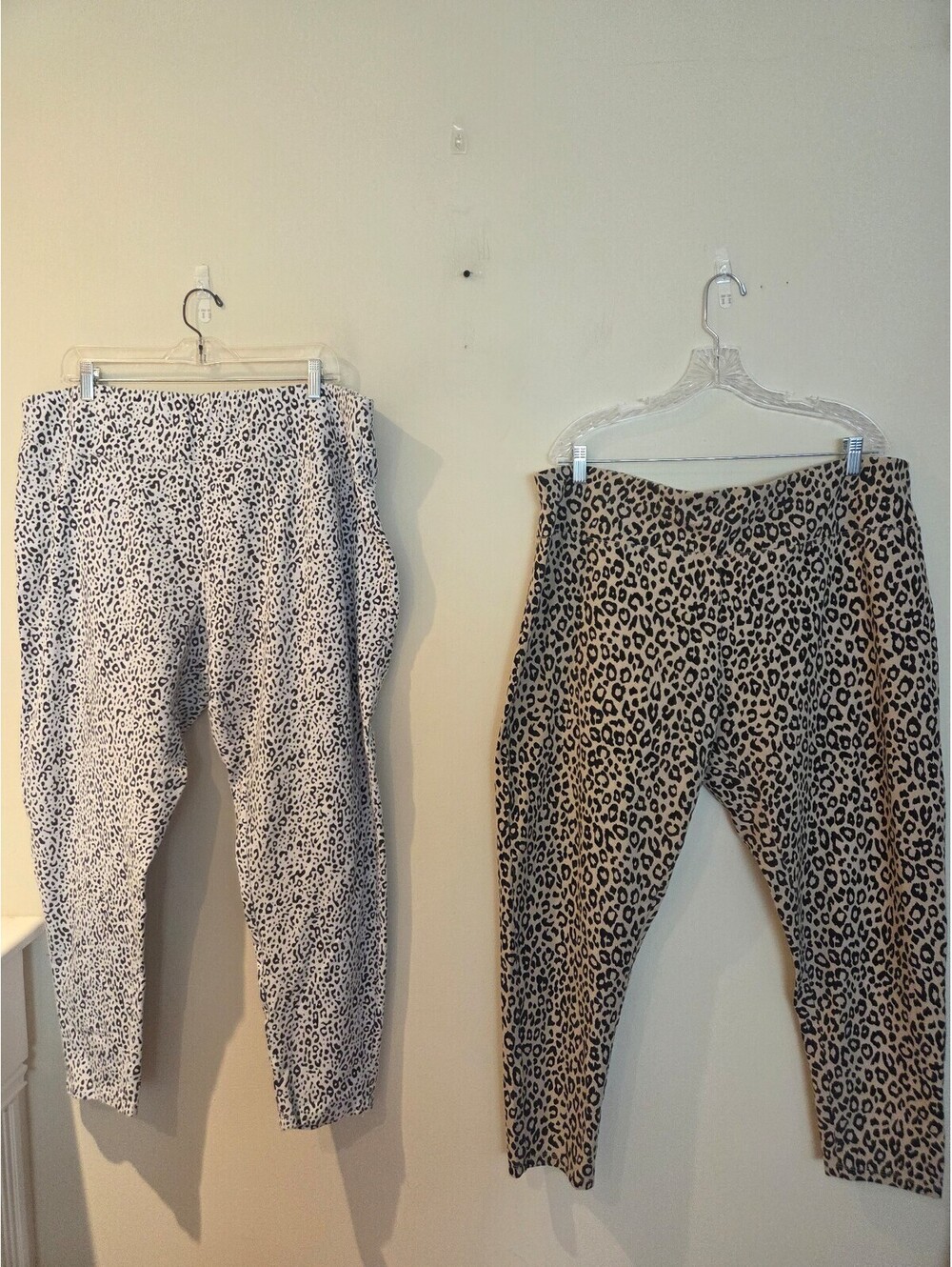Diane Gilman Women's Animal Print Stretch Pants 2X